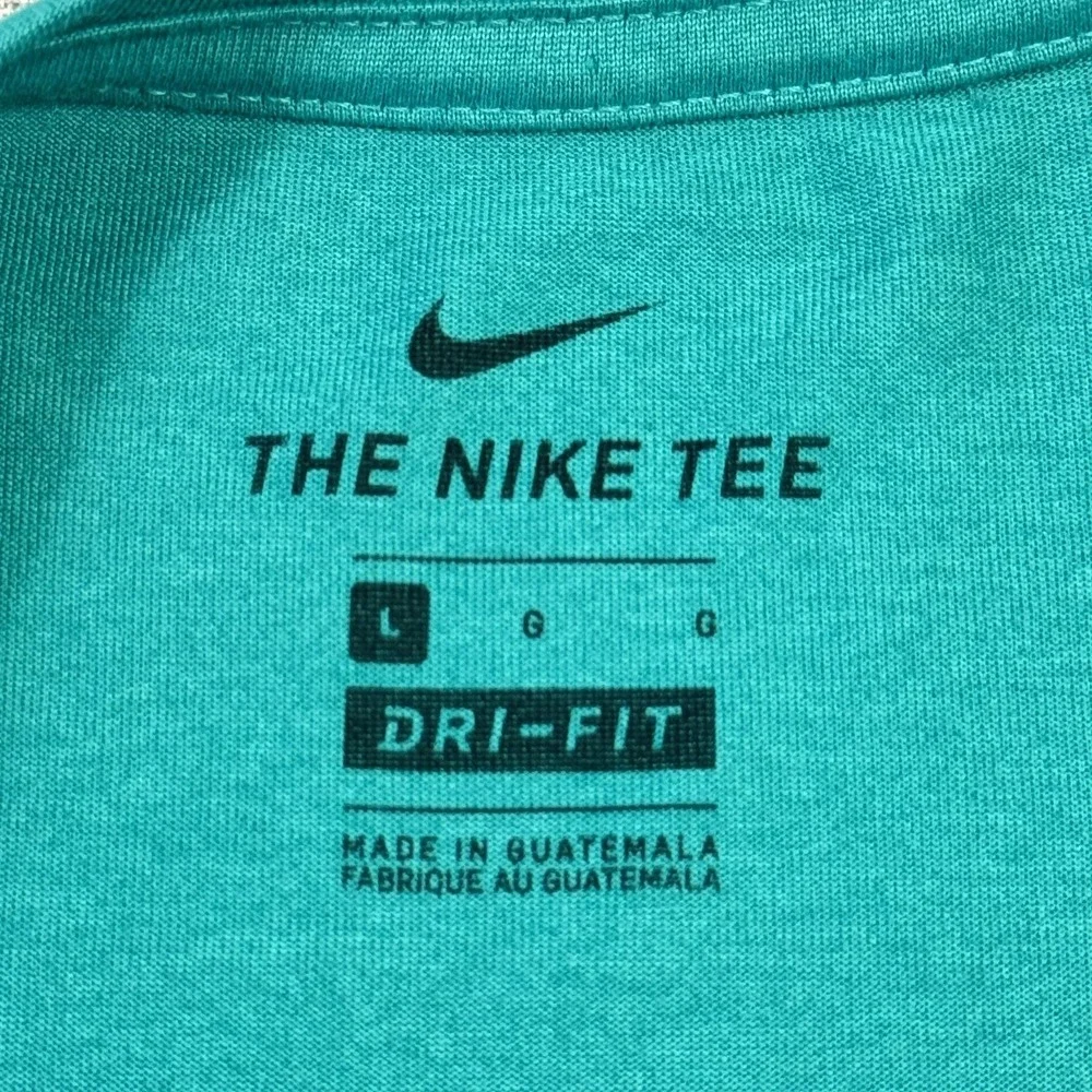 Nike‎ Miami Dolphins Shirt Mens Large Green NFL Football Dri-FIT Team Apparel